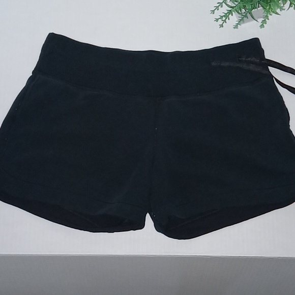 lululemon athletica Rare Vintage Shorts. Womens size 8. Black & Bronze in color. - Picture 3 of 9
